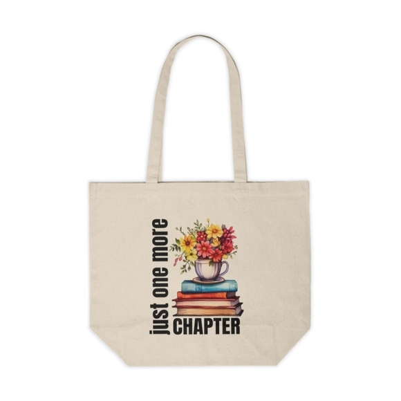 Just One More Chapter Custom Tote Bag - Picture 1 of 3